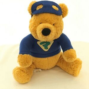 Winnie the Pooh Plush Disney Store McSleuth Pooh Question Mark Blue Mask